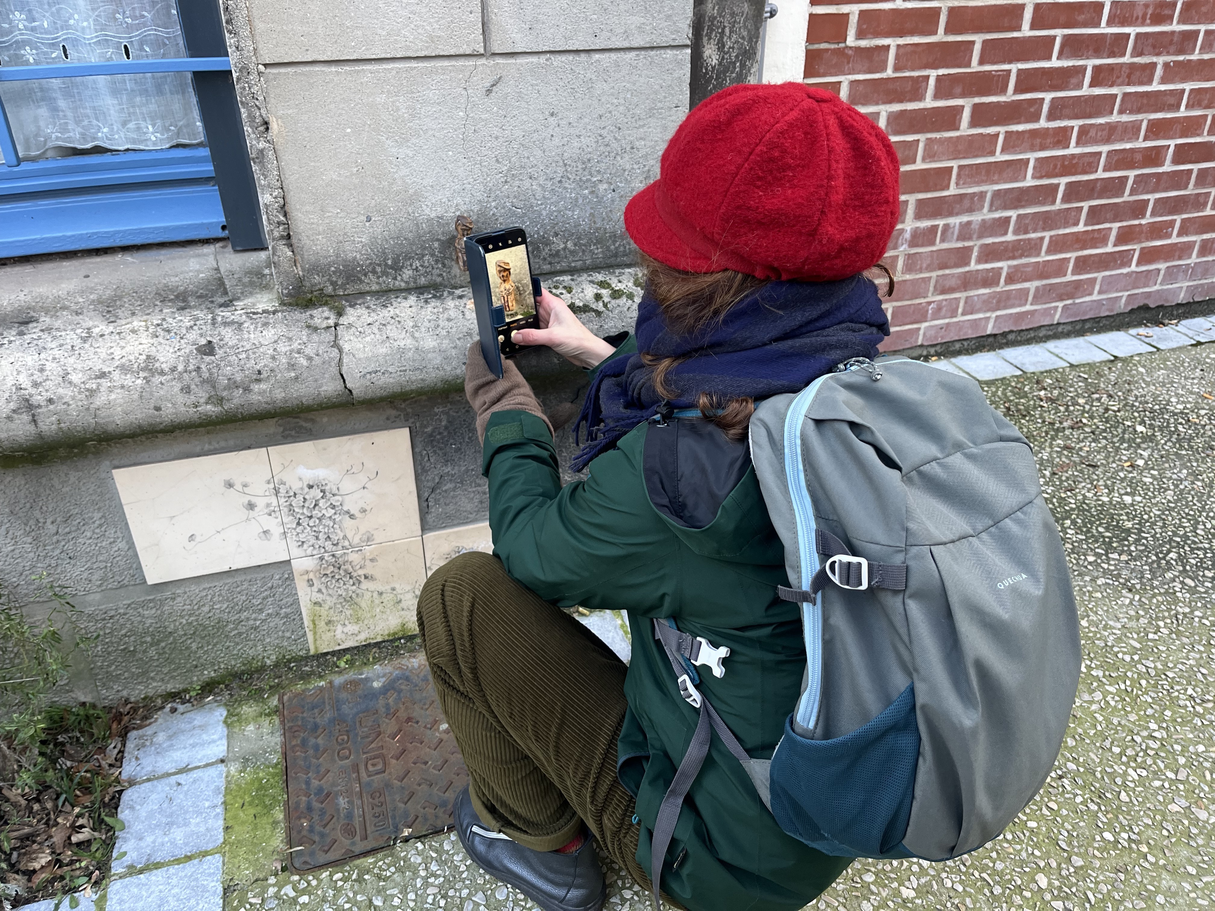 Aurélie Herbet, <em>participante à la marche contemplative</em>, 2024.