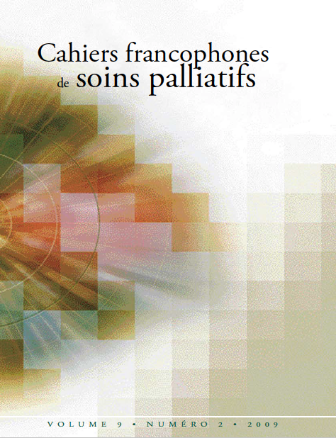 					Afficher Vol. 9 No. 2 (2009): Cahiers francophones de soins palliatifs
				