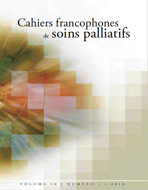 					Afficher Vol. 10 No. 1 (2010): Cahiers francophones de soins palliatifs
				