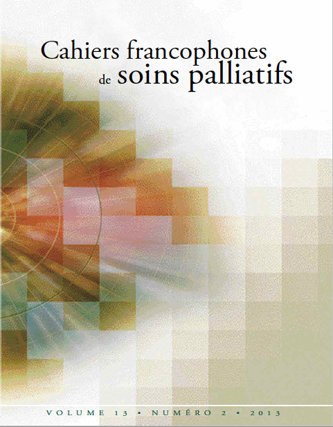 					Afficher Vol. 13 No. 2 (2013): Cahiers francophones de soins palliatifs
				