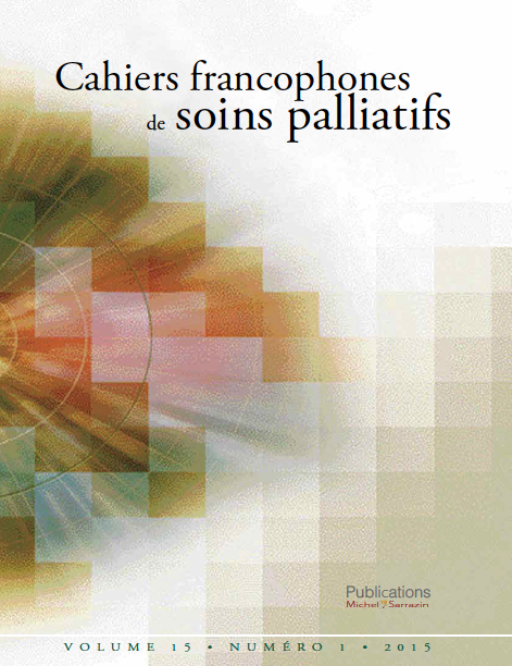 					Afficher Vol. 15 No. 1 (2015): Cahiers francophones de soins palliatifs
				